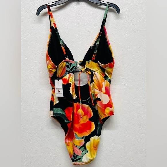 Women’s Plunge Front & Back Cut Out - One Piece Swimsuit - Shade & Shore - XL - Picture 3 of 11